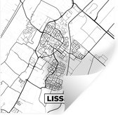 Stickers muraux - Lisse - Carte - Carte - Plan de la ville - 50x50 cm - Feuille adhésive