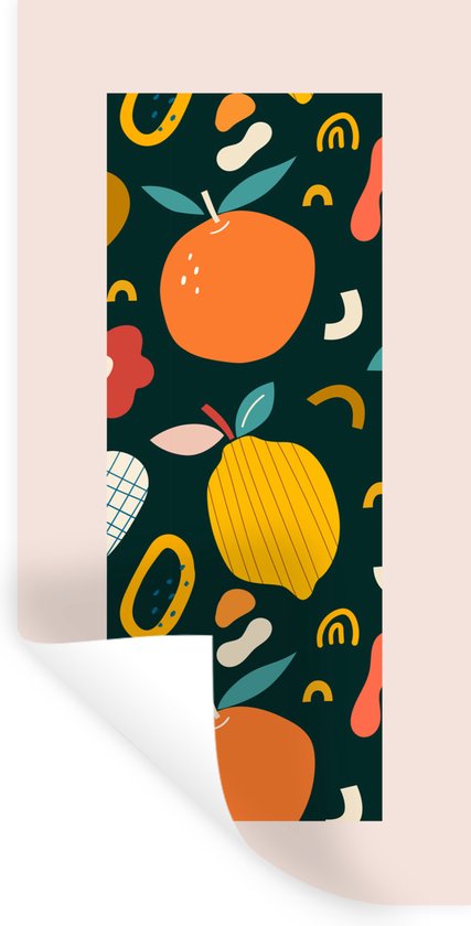 Muursticker keuken fruit en groenten