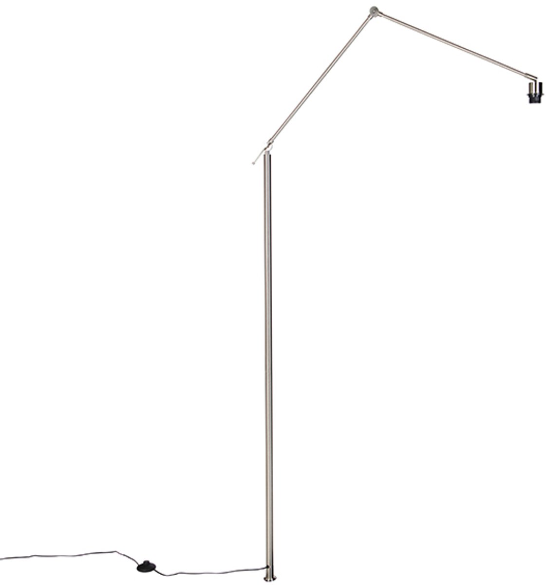 QAZQA editor - Moderne Vloerlamp - 1 lichts - H 1908 mm - Staal -