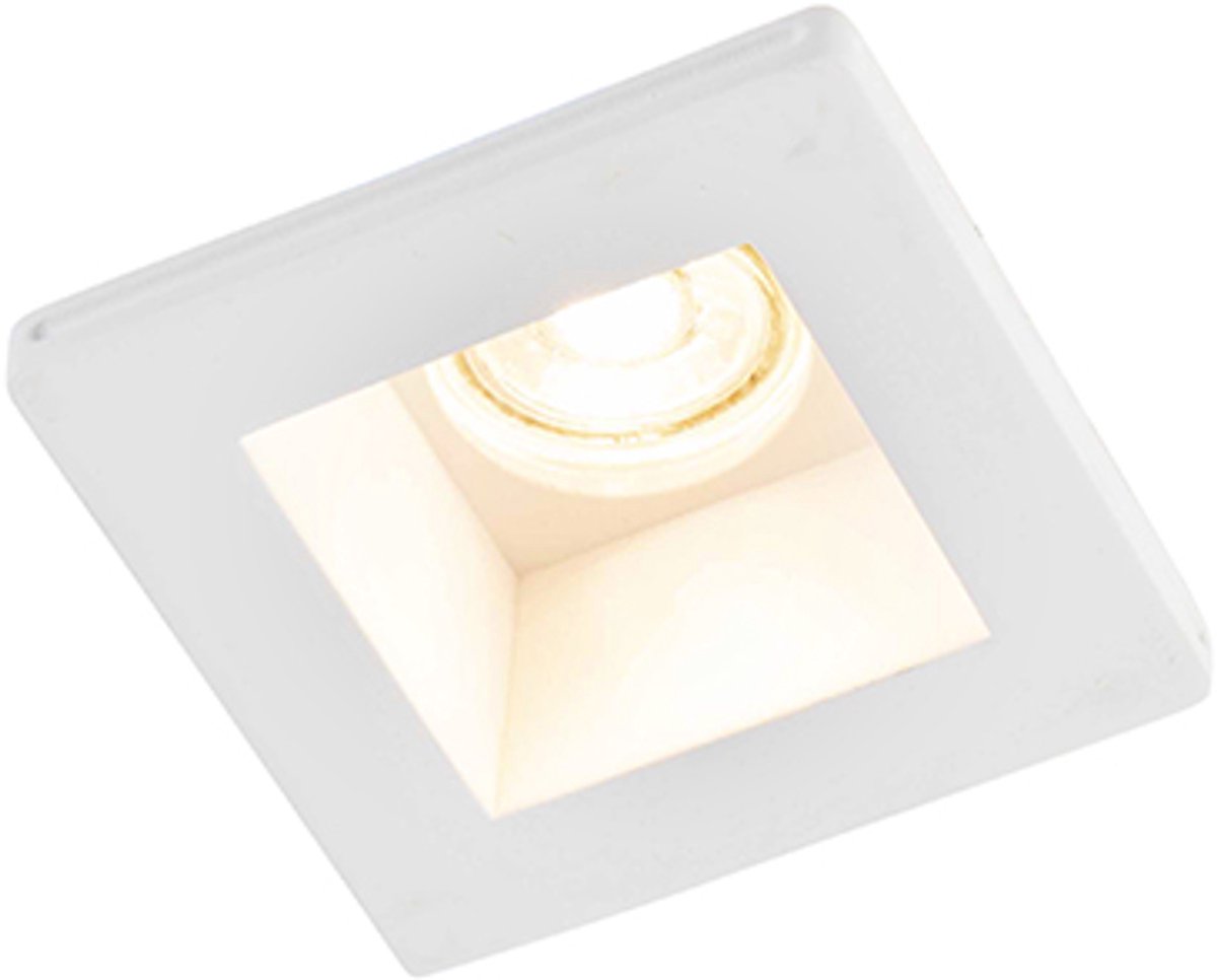 QAZQA gypsy - Moderne Inbouwspot - 1 lichts - L 12 cm - Wit - Woonkamer | Slaapkamer | Keuken