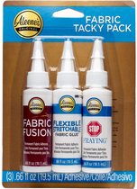 Aleene's Specialty fabric tacky glue - trial pack - 3 stuks