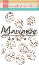 Marianne Design Stencils Tinys dennenappels PS8010 15x21 centimeter