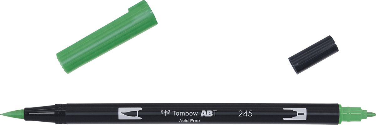 Tombow Brush pen - ABT 245 - Dual Brushpen - Sap Green - Groen — afbeelding 4