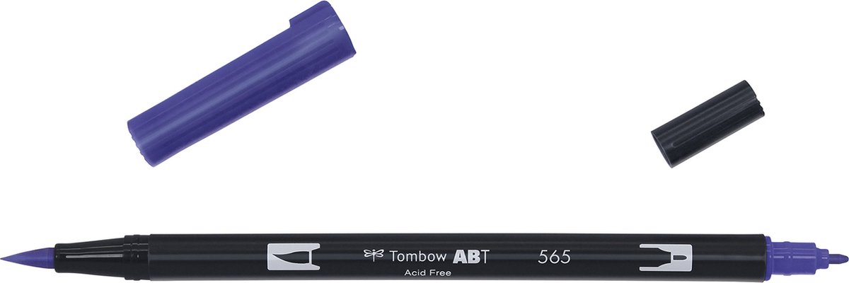 Tombow Brush pen - ABT 565 - Dual Brushpen - Deep Blue - Blauw — afbeelding 3