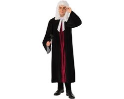 Carnaval verkleed toga verkleed kostuum - rechters/advocaten - voor volwassene M/L