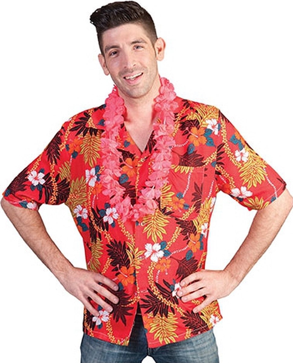 Roze Hawaii blouse met tropische print 52-54 (l/xl) | bol.com
