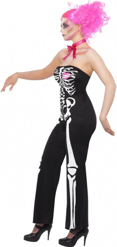 Vervelend Etna dwaas Halloween Skelet jumpsuit voor dames 40-42 (m) | bol.com