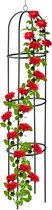 Support pour plantes Relaxdays 190 cm - aide à la vigne plantes grimpantes - extérieur - support pour plantes grimpantes en métal