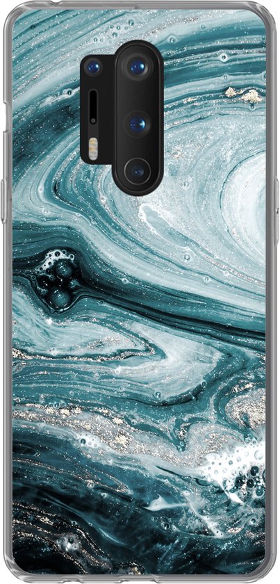Coque OnePlus 8 Pro - Imprimé Marbre - Minéraux - Natuursteen - Coque en Siliconen -