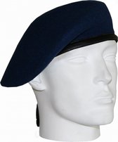 Soldaten baret marine blauw 61 cm