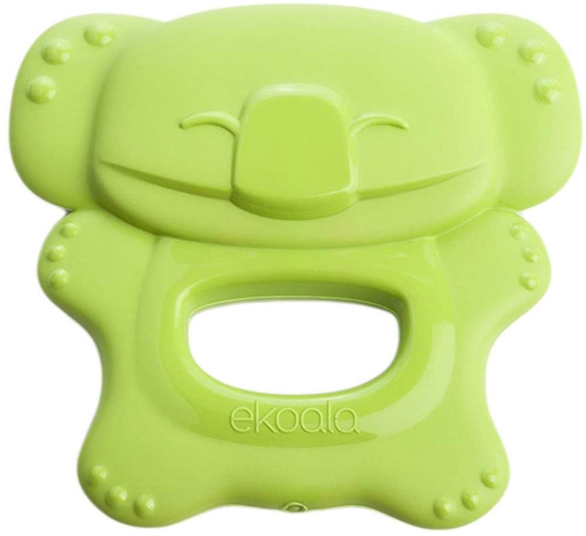eKoala eKolly Bijtring Baby – BPA-vrij – Voor Doorkomende Tandjes – 8 x 9 cm – Vanaf 4 Maanden – Groen