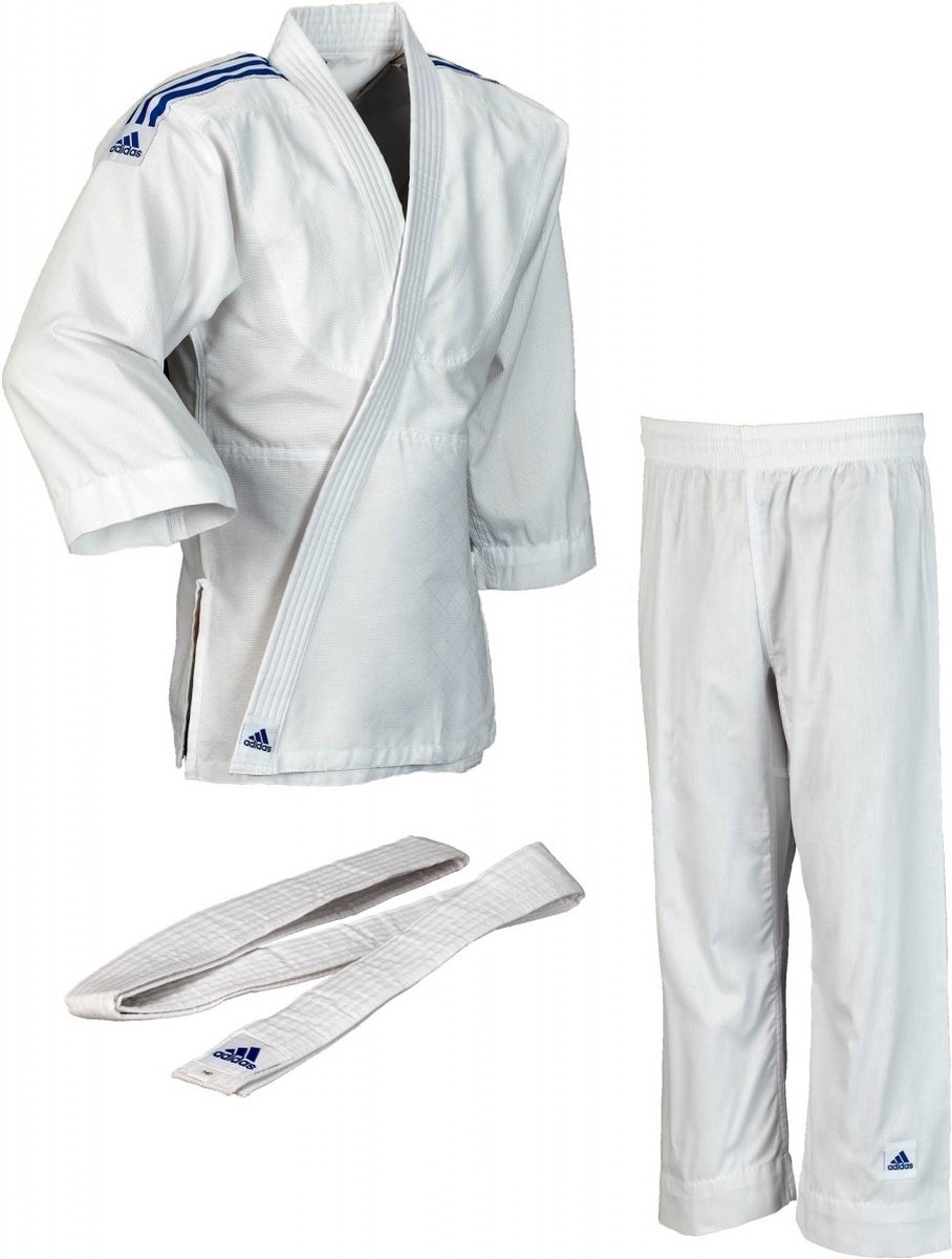 Judopak Adidas voor kinderen | meegroeipak J250 | wit - Product Kleur: Wit  / Product... | bol.com