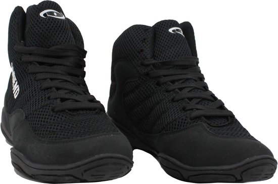 Legend Boksschoenen, Krav Maga- Fitness- Worstelschoenen zwart mesh Maat: 34