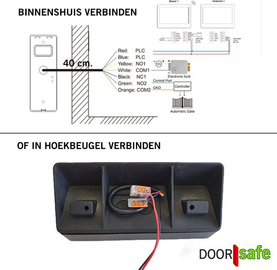 Doorsafe Pro Professionele Internet Camera Deurbel Fhd Mp Camera Met Bol Com