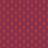 Exclusief luxe behang Profhome 369731-GU vliesbehang licht gestructureerd met grafisch patroon mat purper rood oranje 5,33 m2