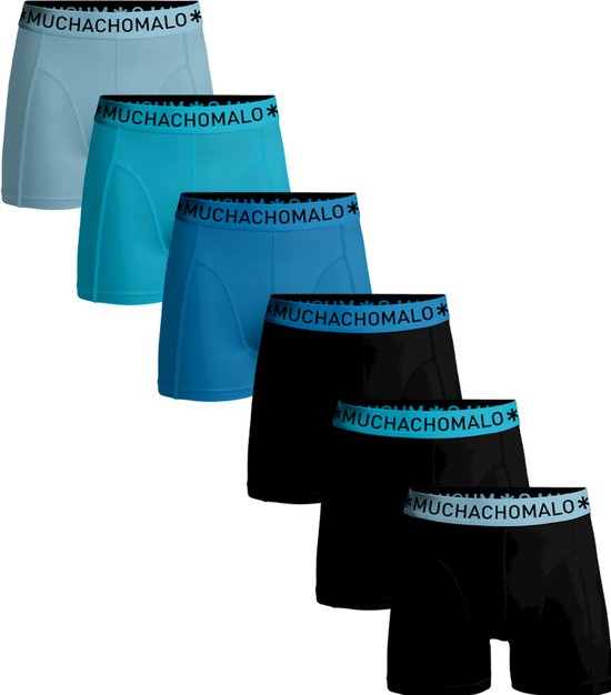 Muchachomalo Heren Boxershorts - 6 Pack - Maat M - 95% Katoen - Mannen Onderbroeken