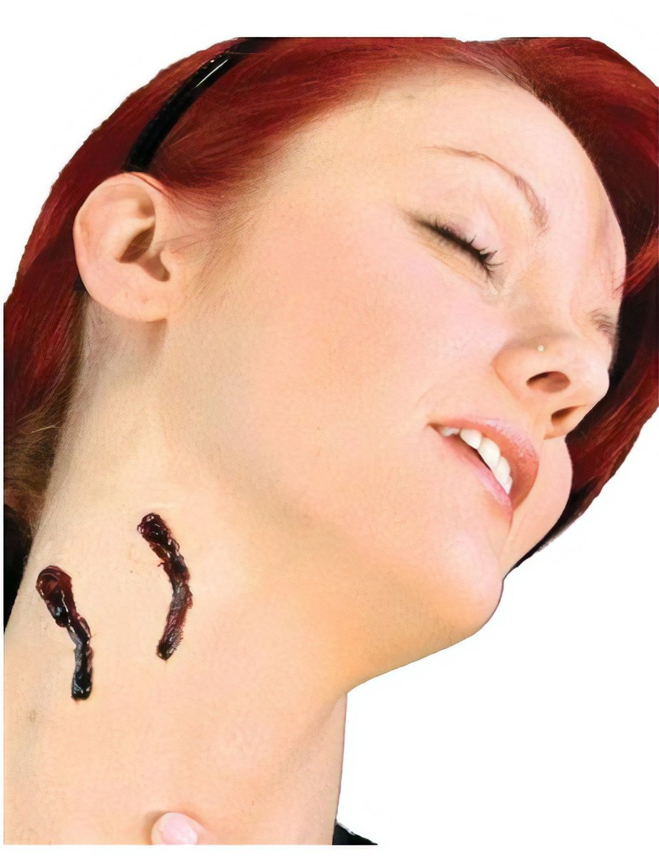 Haza Original Vampierbeet Make-upset Halloween Unisex 3-delig