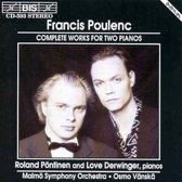 Roland Pöntinen, Love Derwinger, Malmö Symphony Orchestra - Poulenc: Complete Works For Two Pianos (CD)