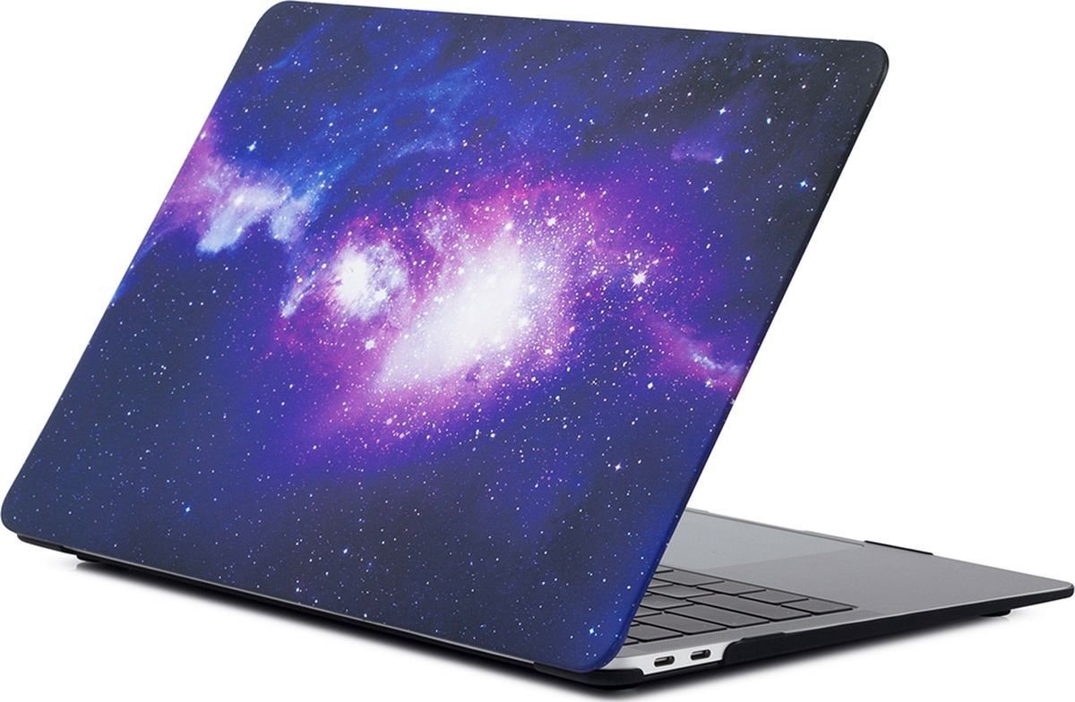 Apple MacBook 12 (2015-2017) Case - Mobigear - Design Serie - Hardcover - Galaxy - Apple MacBook 12 (2015-2017) Cover