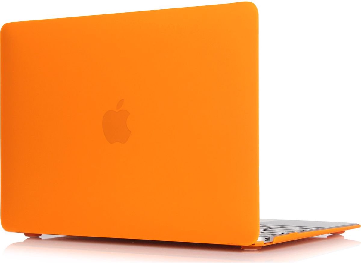 Mobigear Laptophoes geschikt voor Apple MacBook Air 11 Inch (2010-2016) Hoes Hardshell Laptopcover MacBook Case | Mobigear Matte - Oranje - Model A1370 / A1465