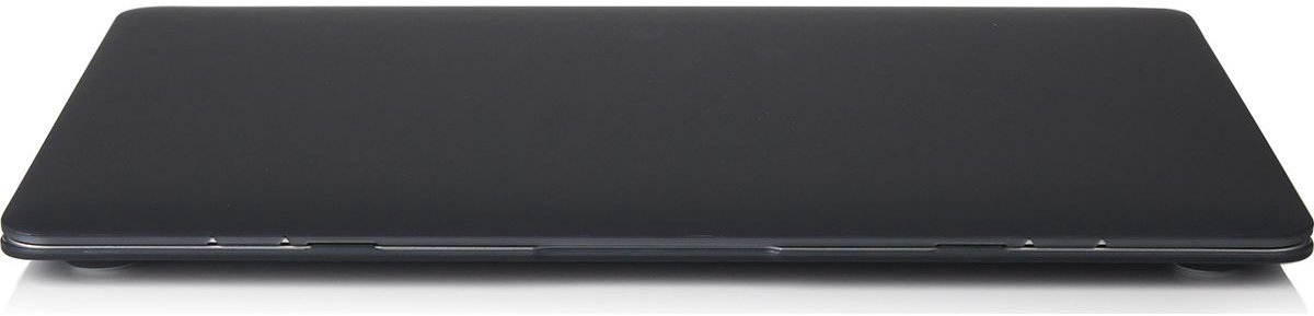 Mobigear Laptophoes geschikt voor Apple MacBook 12 Inch (2015-2017) Hoes Hardshell Laptopcover MacBook Case | Mobigear Matte - Zwart - Model A1534