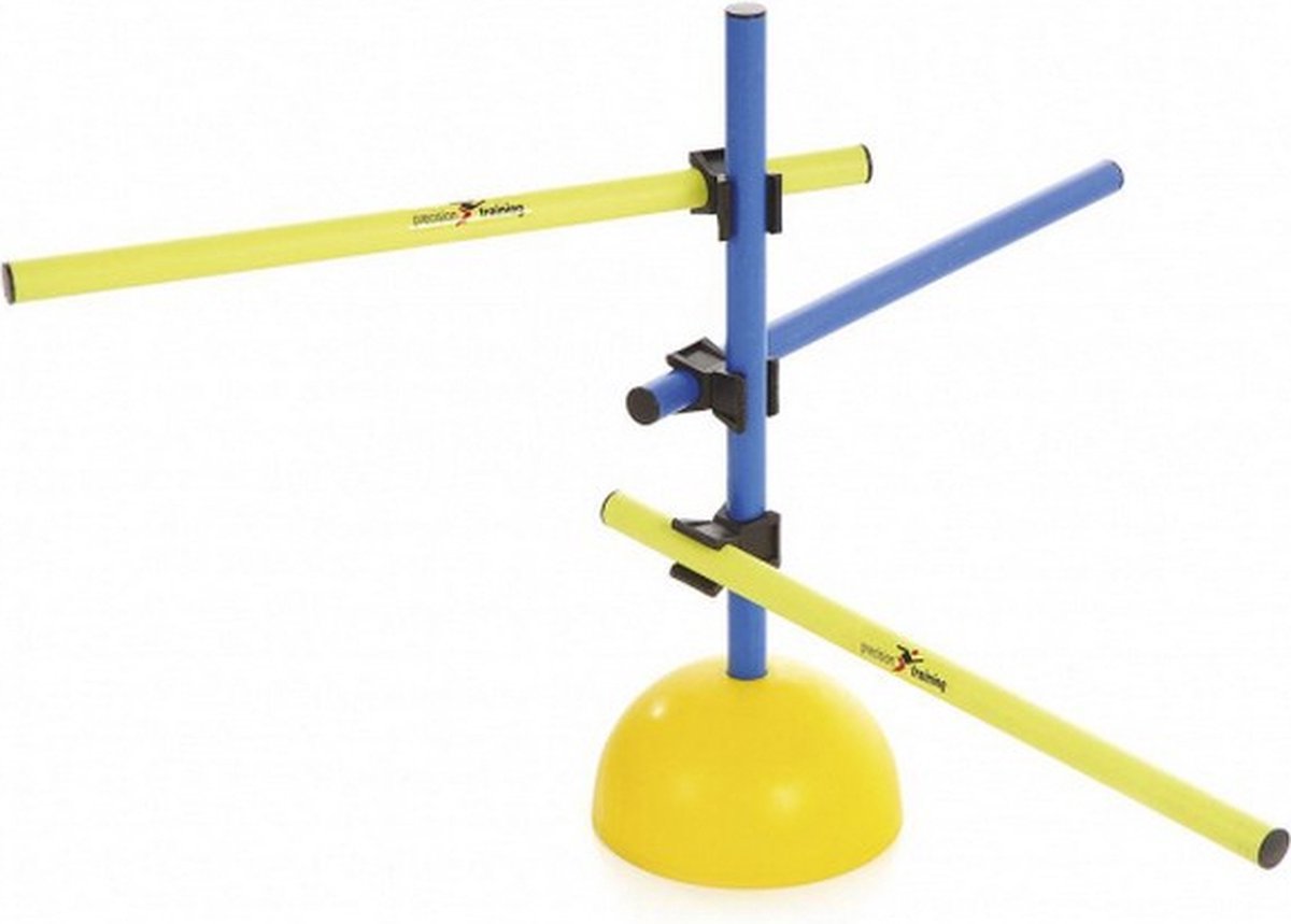 spring-trainer 53 x 45,5 cm PVC geel/blauw 8-delig