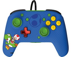 PDP Rematch Glow - Gaming Controller - Jack - Geschikt voor Nintendo Switch - Mario & Yoshi