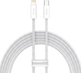 Baseus 2m USB-C kabel naar Lightning Dynamic Series, 20W,  (wit) CALD000102