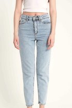 Jeans Dames - Basic Dames Spijkerbroek High Waist - D83607 - Blauw