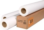 DULA - Plotterpapier - inkjetpapier - 914mm x 50m - 75 gram - 1 rol - A0 oversize papier - 36 inch