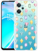 OnePlus Nord CE2 Lite Hoesje Diamonds - Designed by Cazy