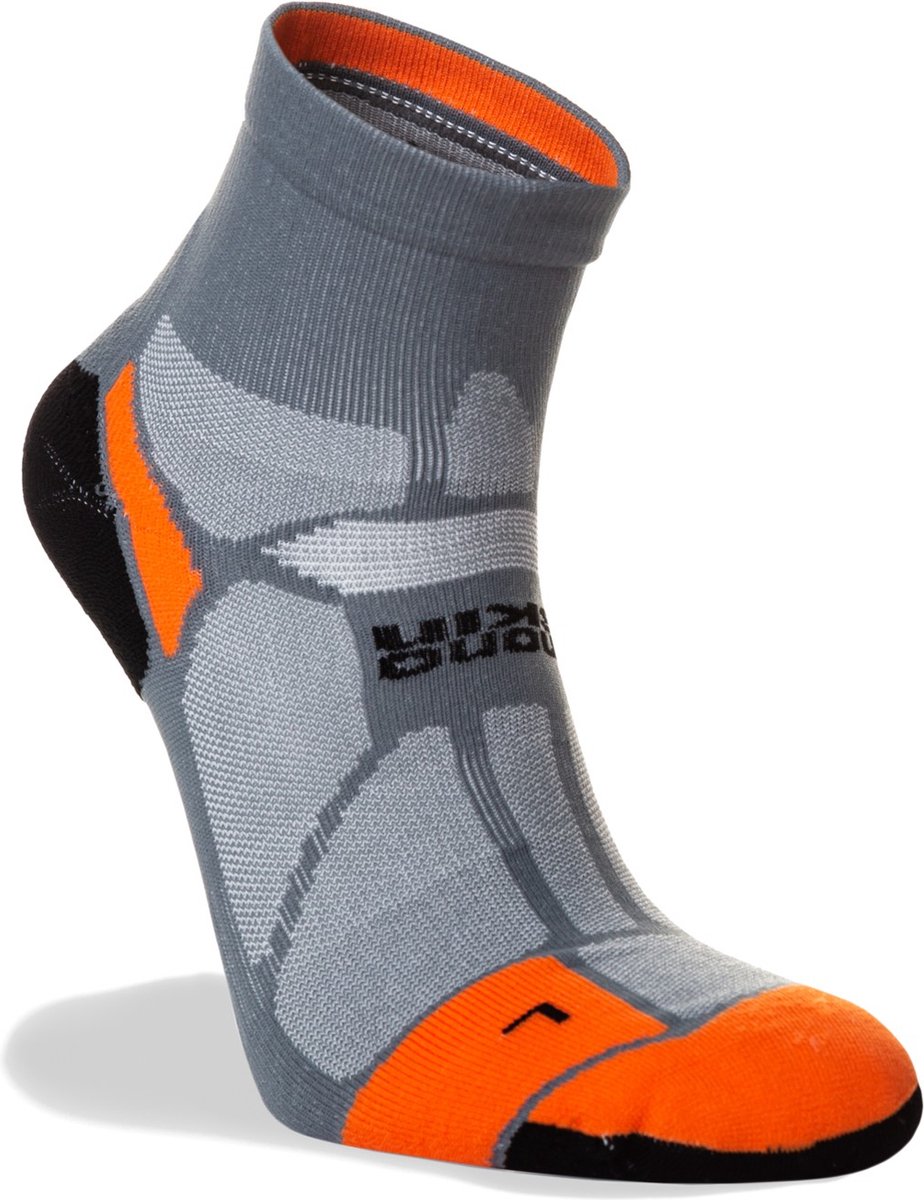 Hilly Marathon Fresh Anklet - Oranje/Grijs - 39-42