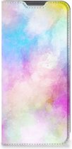 Bookcase Personaliseren OPPO A96 | A76 Telefoonhoesje Watercolor Light