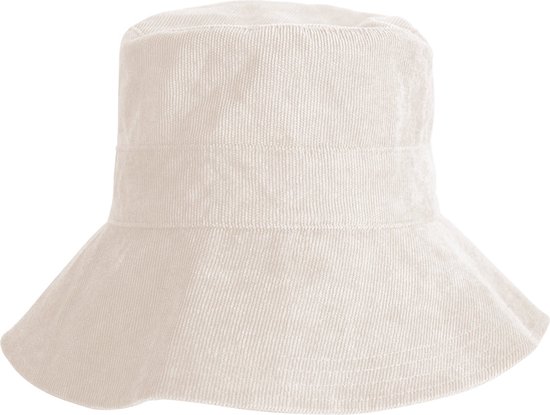 Gabi Bucket Hat Dames Vissershoedje Winter House of Ord - Maat: L/XL: 61cm Kleur: Beige