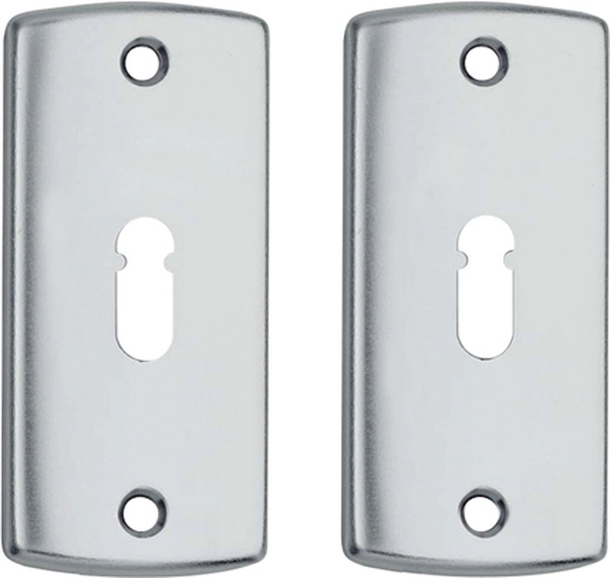 AXA deurrozet, alu, F1 alu naturel, (lxb) 90x41mm, rechth, v/sltl