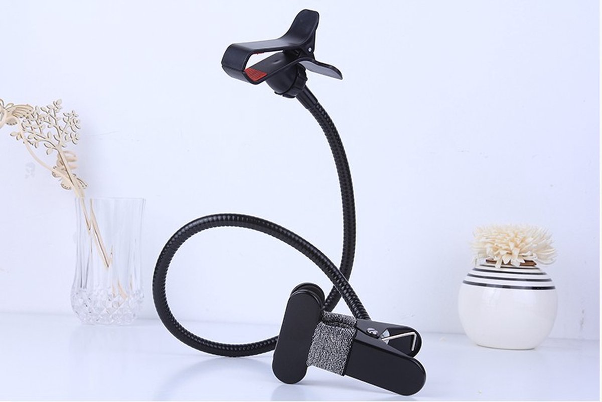 Support Universel De Téléphone Portable Flexible à Bras Long Pour Téléphone Portable Avec Pince De Lit, Tablette, Support De Voiture Pour IPhone 16/15/14/13/11 Pro Max Plus Mini XS Max X XR XS