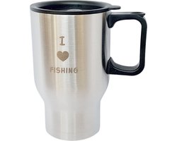 IsoSteel ‘I Love Fishing’ Thermosbeker Thermo Koffiebeker Drinkbeker Vismok Trein Mok Auto Vis Beker IsoSteel ‘I Love Fishing’ Thermosbeker Thermo Koffiebeker Drinkbeker Vismok Trein Mok Auto Vis Beker