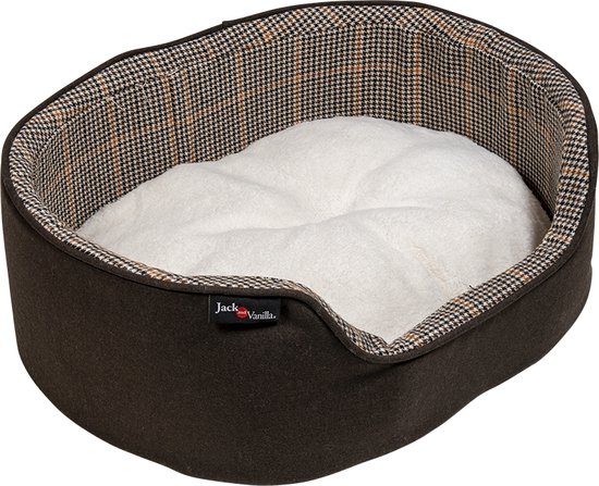 Jack and Vanilla - Douglas Sleeper - Hondenmand - Kleur: Bruin - Maat S: 60 x 48 x 20 cm