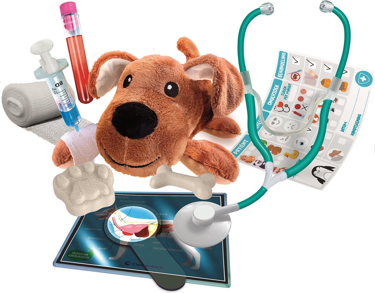 Clementoni Wetenschap & Spel - Dierenartsen in Spe - Educatief Speelgoed - Experimenteerdoos - Vanaf 5 jaar — afbeelding 4
