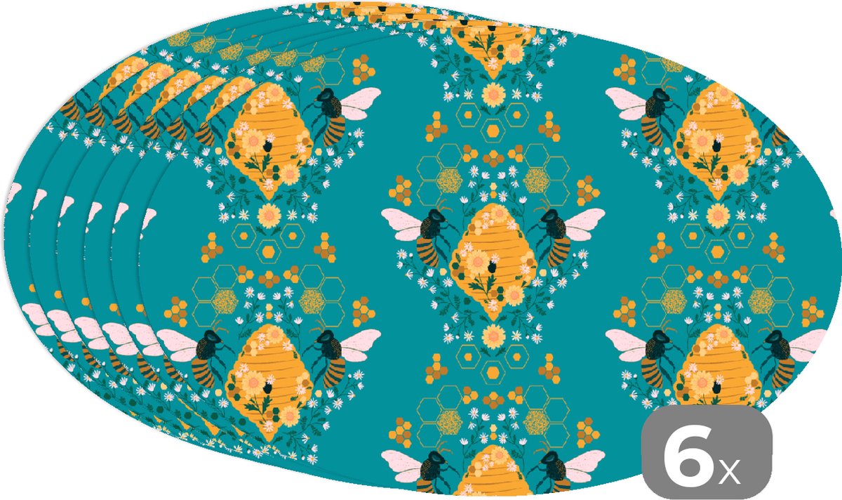 Placemats ovaal Onderleggers Ovale placemats Bij Bijenkorf