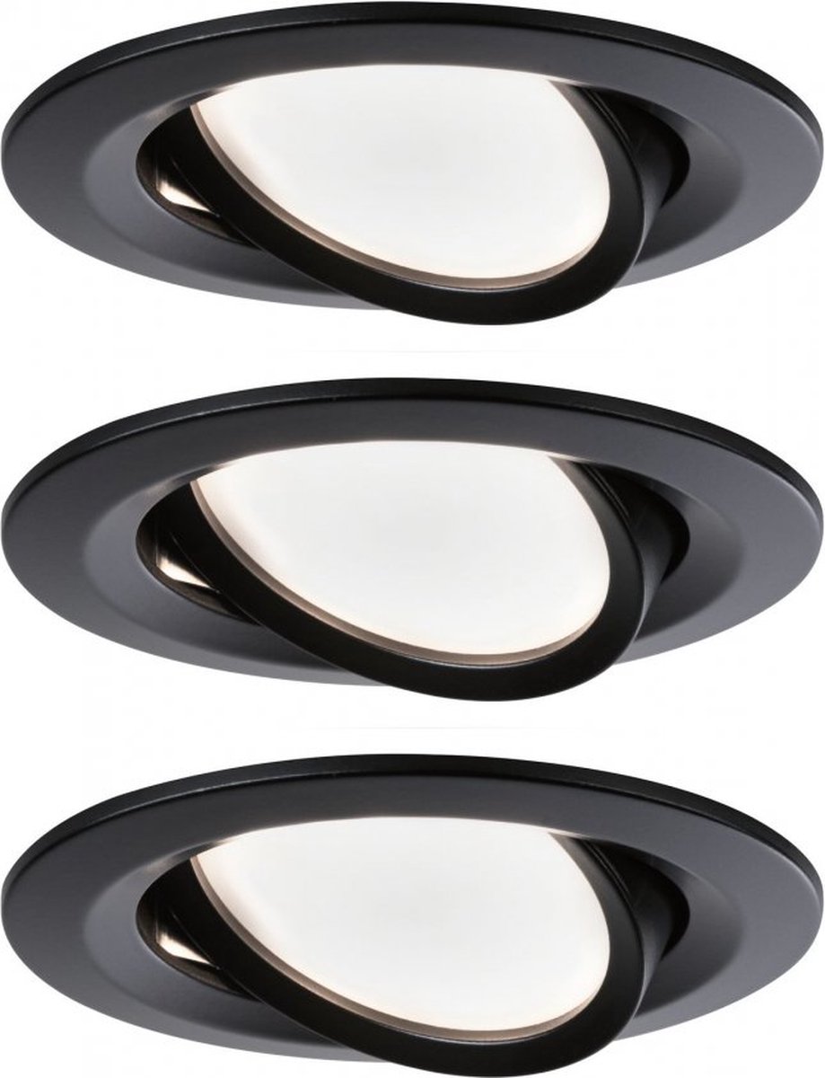 Spot encastré LED Nova Plus Coin Kit de base orientable rond 84mm