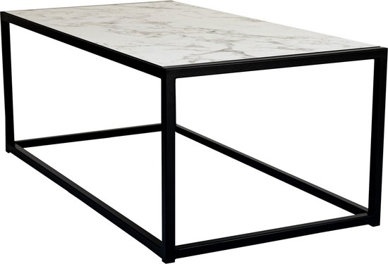 Salontafel - Zwart - Metaal - Eik - 96 x 50 x 37 - MY Own Table 003C