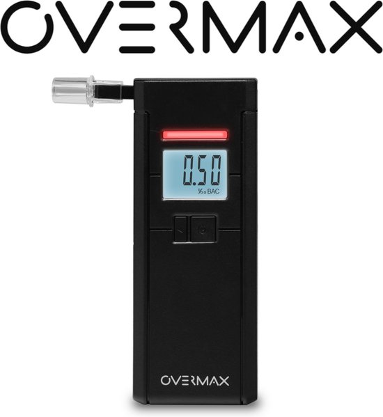 Overmax AD-06 - Alcoholtest - hoge meetnauwkeurigheid - Breed meetbereik - Geluidsmeldingen