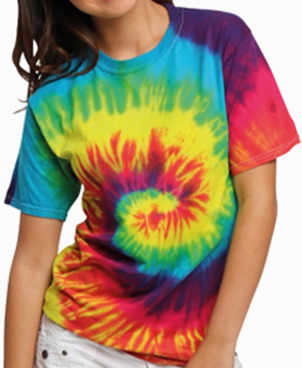 Reserveren Leidinggevende grafisch Tie-dye t-shirt rainbow voor kinderen Xs (3-4 jaar) | bol.com
