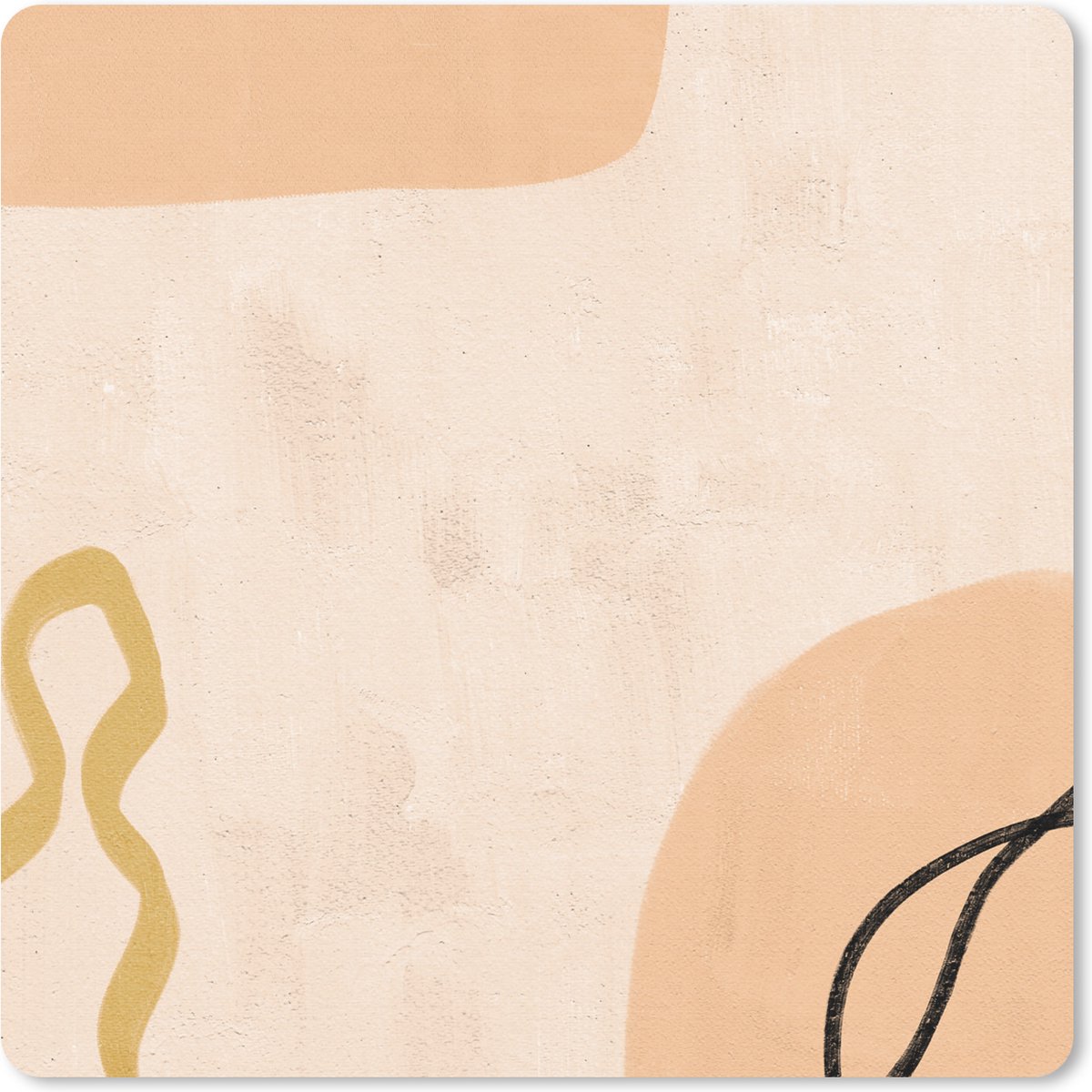 Muismat 30x30 cm - Mousepad Bohemian - Pastel - Abstract - Muismatten