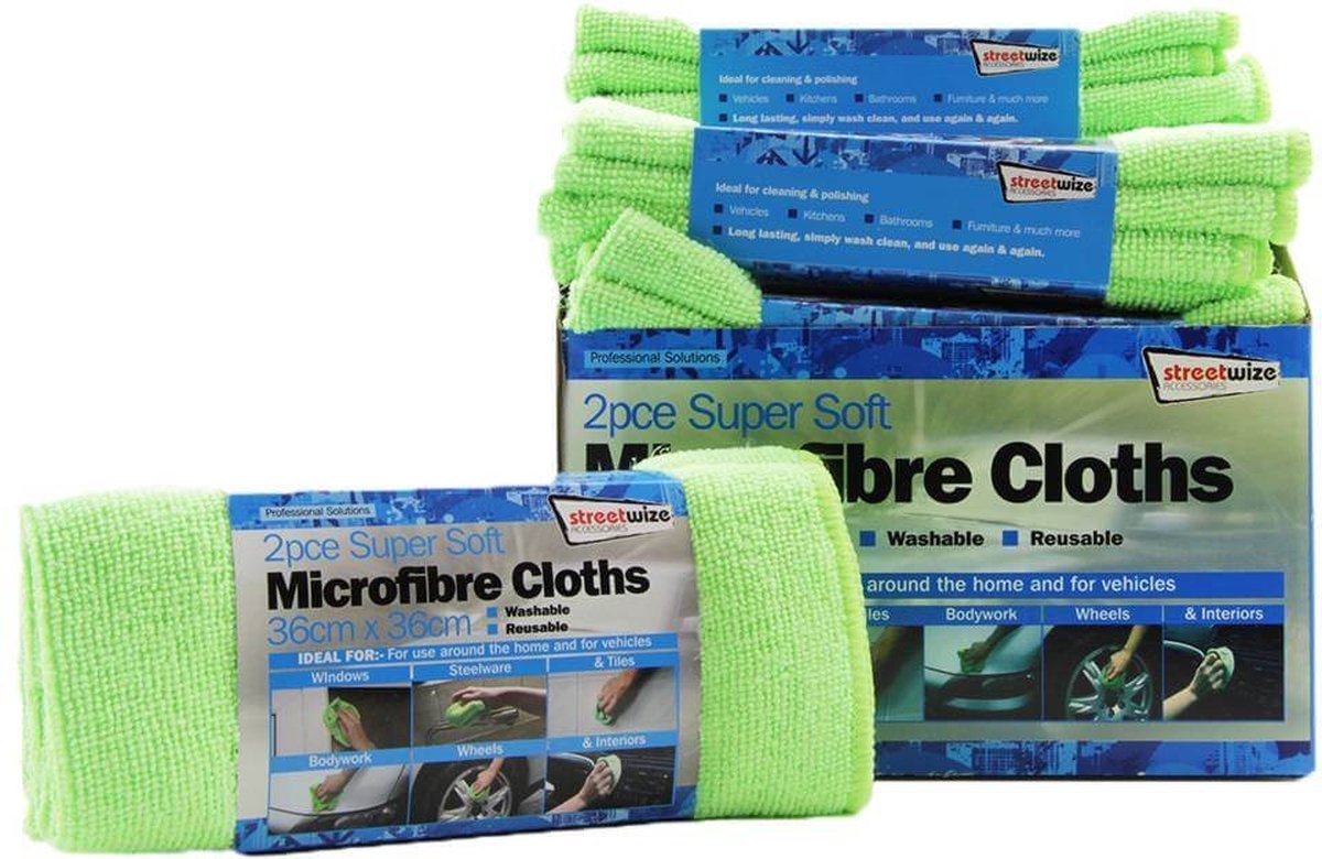 Microvezeldoek 36 x 36 cm (2 stuks)