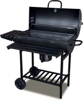 JAP Houtskoolbarbecue - Bbq thermometer - 70 x 35 cm - Zwart