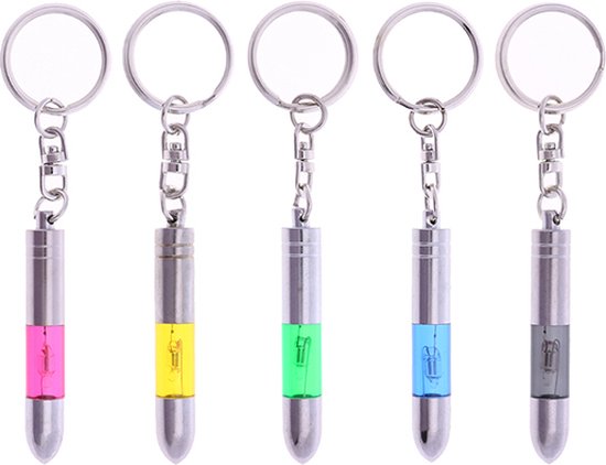 Porte-clés antistatique I Schock I Antichoc électrique I Modèle de balle I Décharge d'électricité statique I Vert