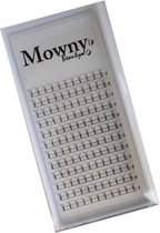 Mowny Beauty - Wimperextensions - 4D Premade Fans - 9mm 0,07mm D-krul - Natuurlijke Wimperextensions - Russisch Volume