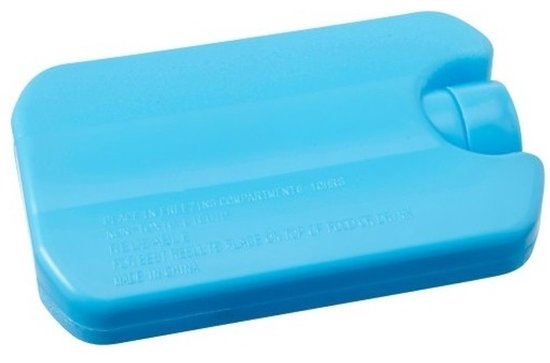 Koelelement herbruikbaar 12 x 8 x 3 cm - Gerecycled plastic - Koelelementen van KOEL — afbeelding 2